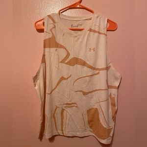 Under Armour
 loose fitted workout shirt, XL, color Pink, must have